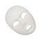 RAHEEV; Plain White Comfortable Face Plastic Mask for Theatrical Roles; Category:Masks; Image:6